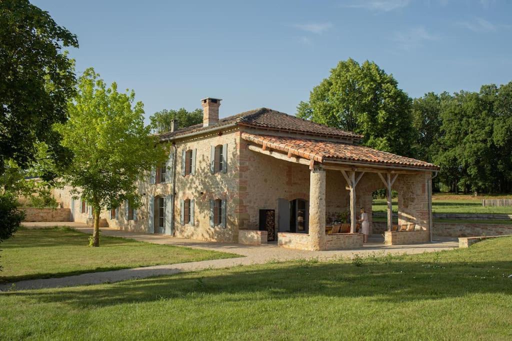 Villa L'Heritier, Maison Climatisee, 12Pers Avec Piscine Marzens Exterior foto