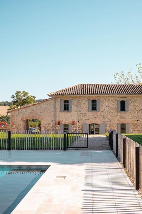 Villa L'Heritier, Maison Climatisee, 12Pers Avec Piscine Marzens Exterior foto