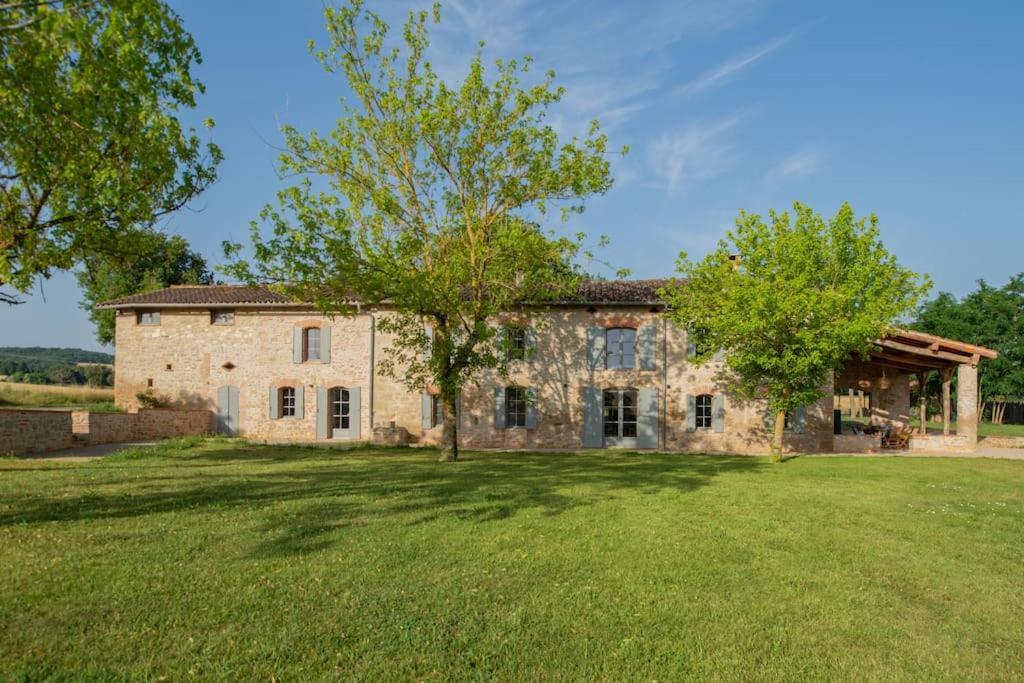 Villa L'Heritier, Maison Climatisee, 12Pers Avec Piscine Marzens Exterior foto